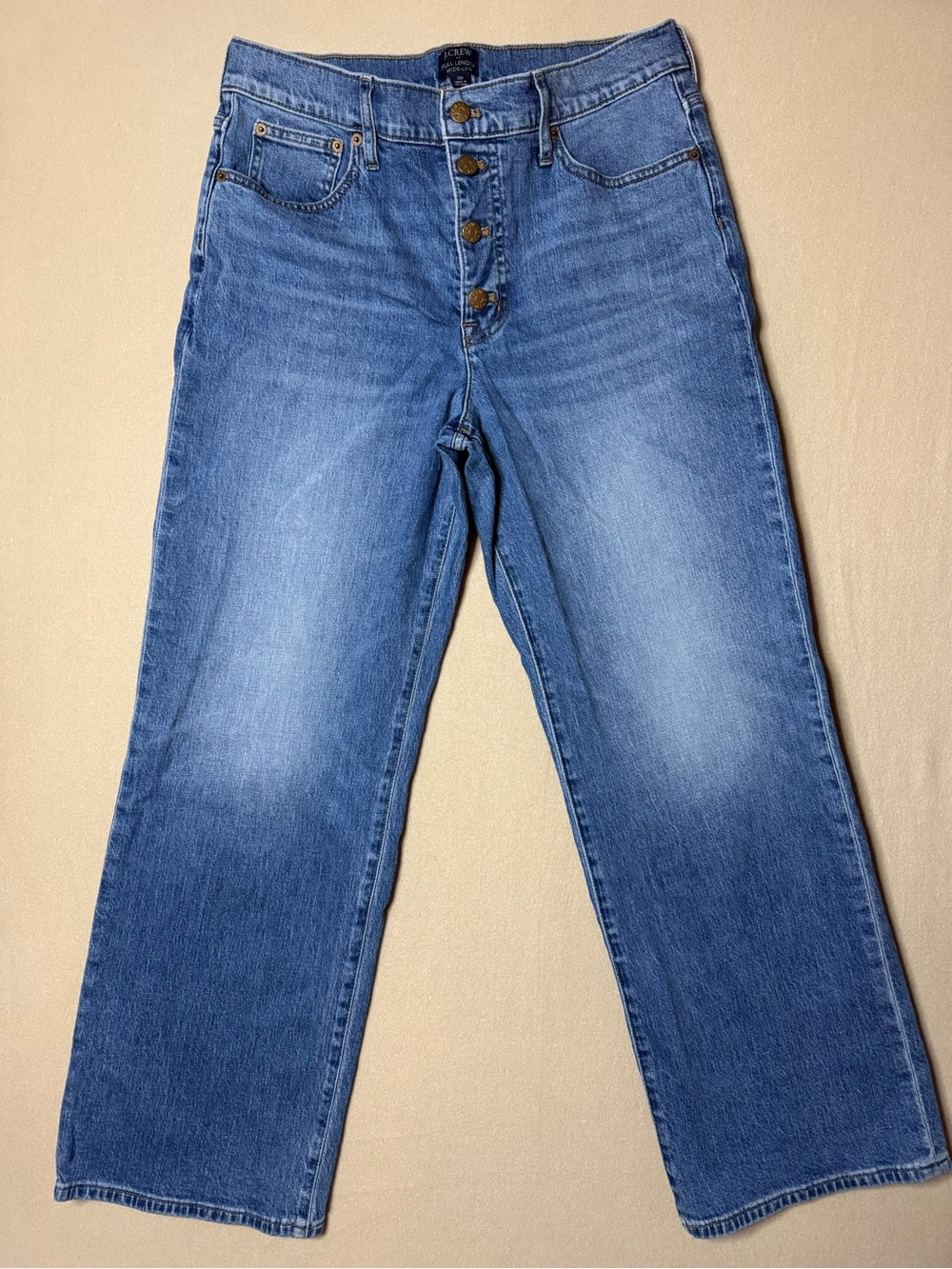 J. Crew Full Length Wide Leg Women’s Jeans sz. 30